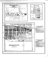 Eagleville, Ted P.O., Denver, Bairdstown, Wood County 1886